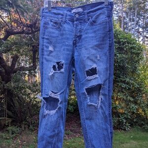 Hollister Ripped Jeans Size 00 x 23